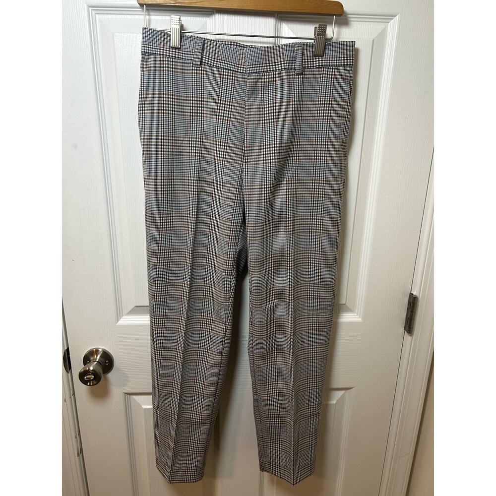 H&M Slacks Waist 29 Inseam 25 Slim Fit Plaid